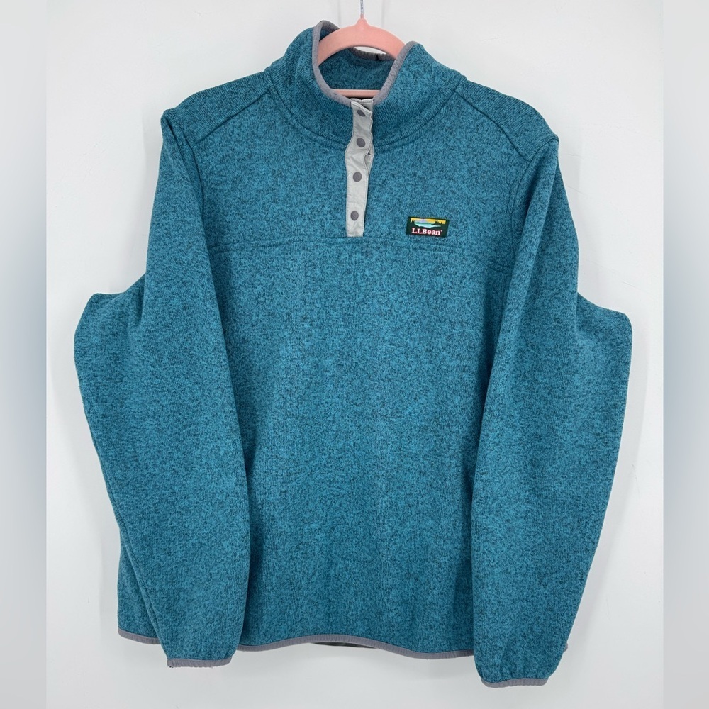 L.L. Bean Women's Blue Pullover Sweater With Pockets Plus Size 2X - Picture 2 of 7